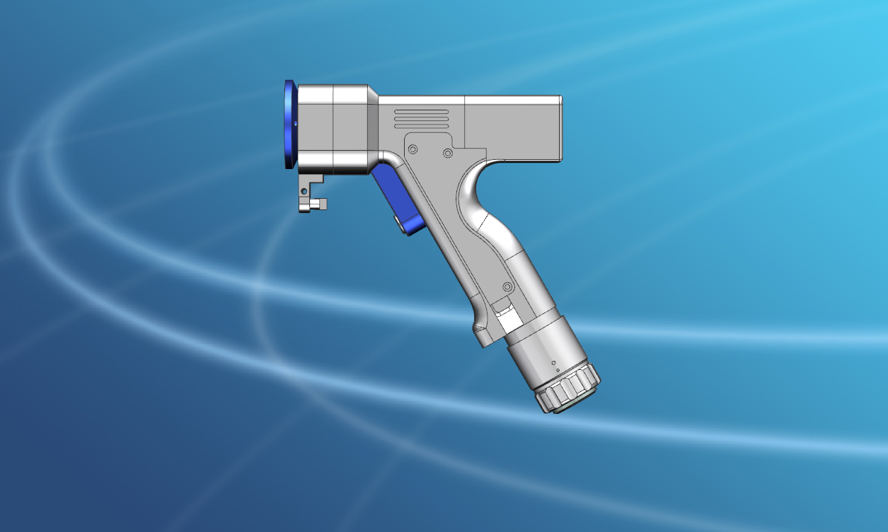 手持光纤连续清洗头